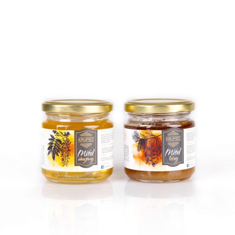 Sesja produktowa miody dla Krupiec